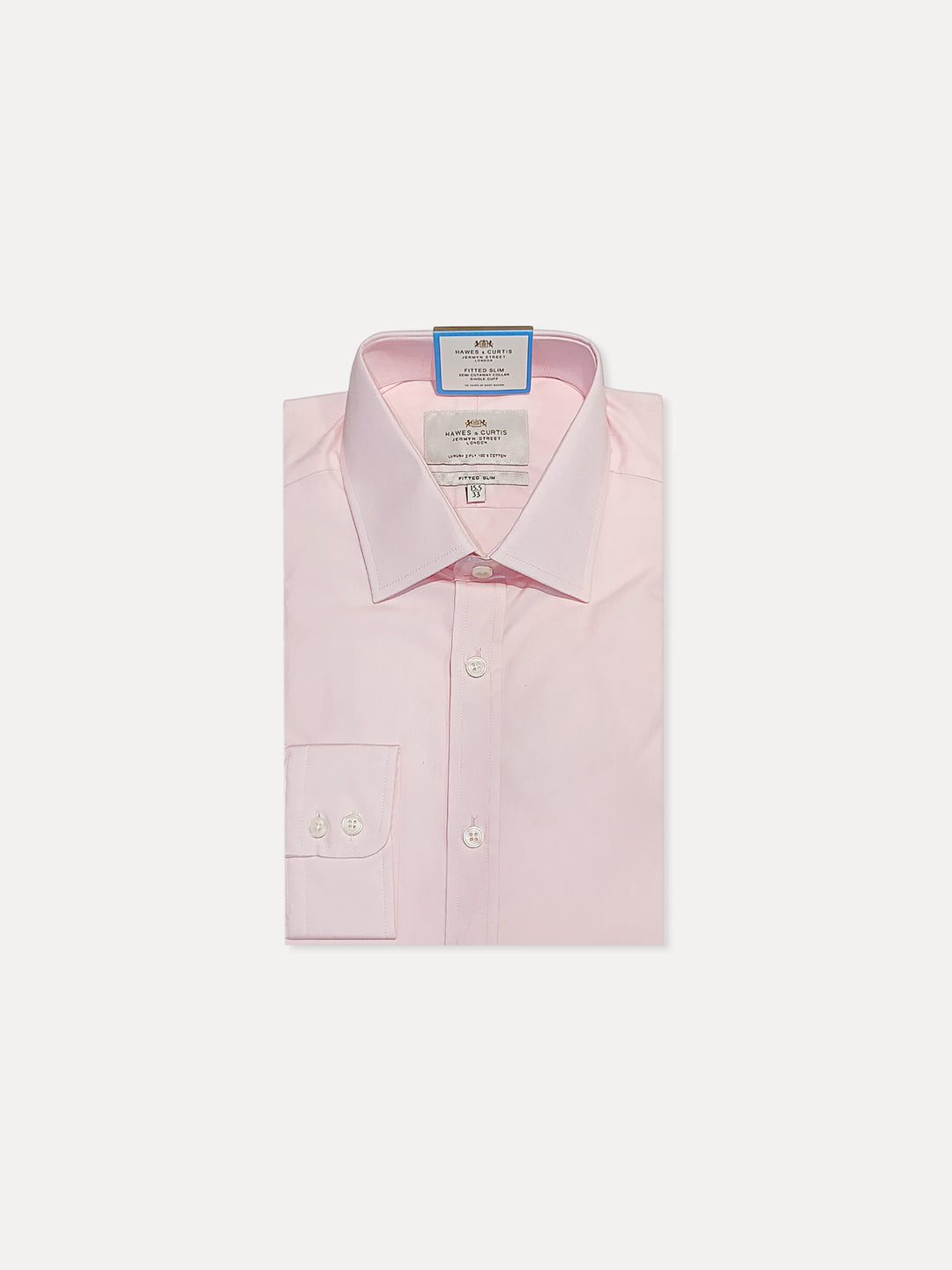 H & C Men L/S Plain Formal Shirt ICPFA320