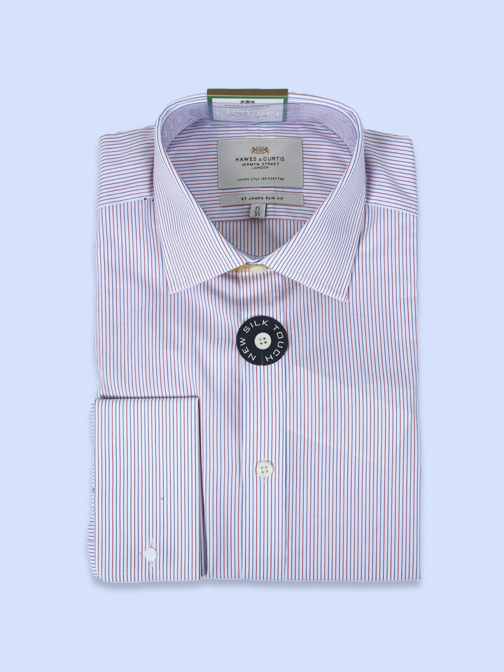 H & C Mens L/S Lining Formal Shirt SJSFQ005