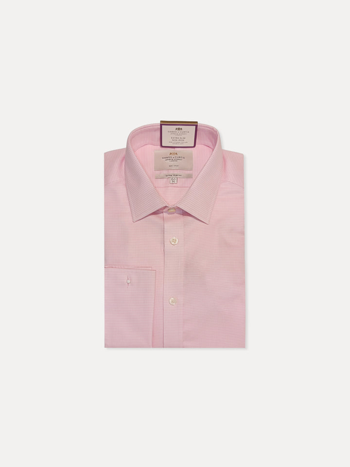 H & C Men L/S Textured Formal Shirt SDCRX002