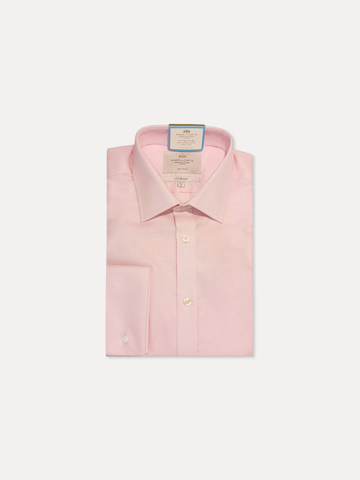 H & C Men L/S Textured Formal Shirt IDVRW014