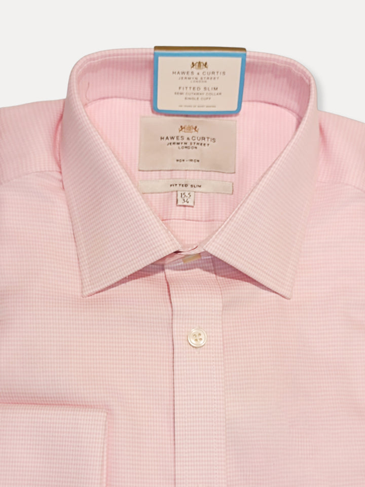 H & C Men L/S Textured Formal Shirt IDVRW014