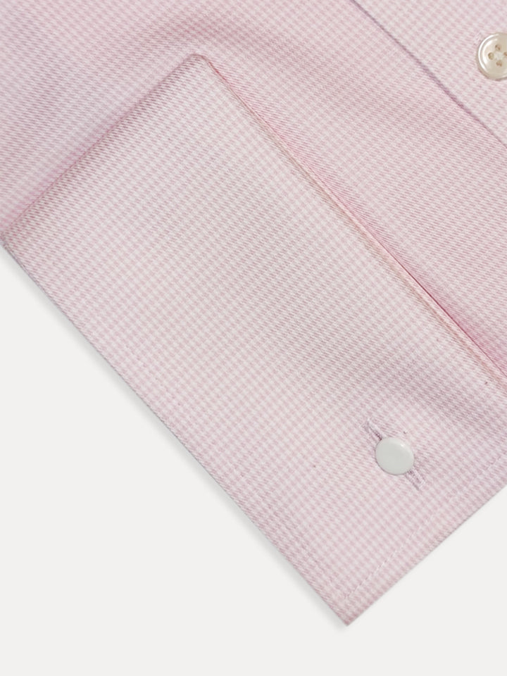 H & C Men L/S Textured Formal Shirt IDVRW014
