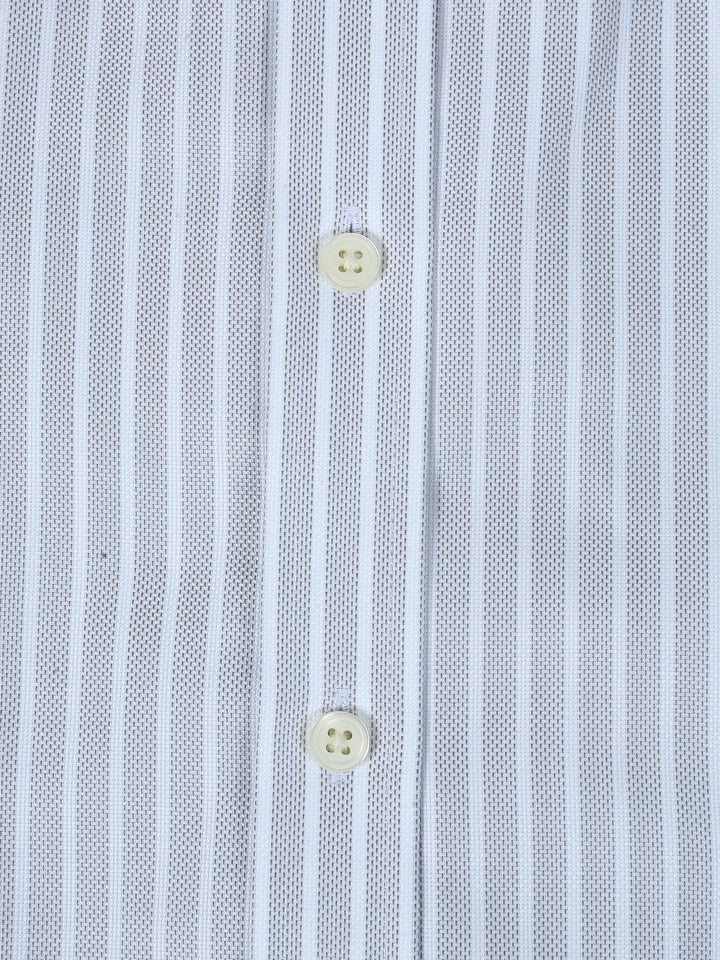 H & C Mens L/S Lining ( White C & C ) Formal Shirt SDSRU006