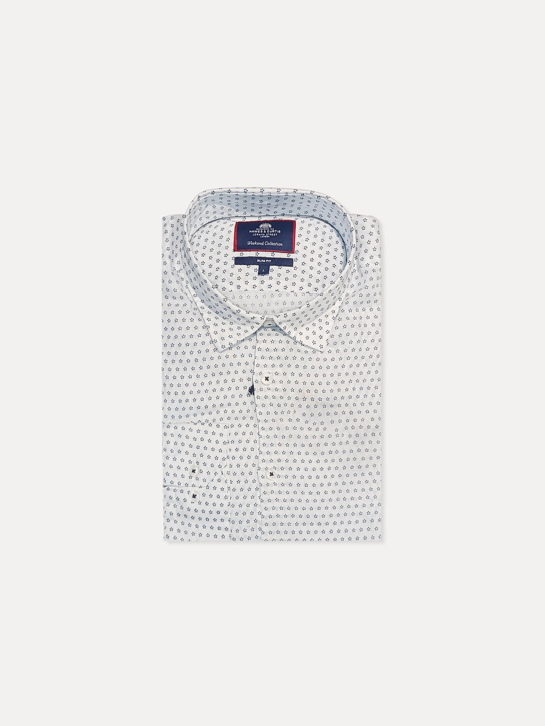 H & C Men Printed Linen Casual B-Shirt WEDLV008