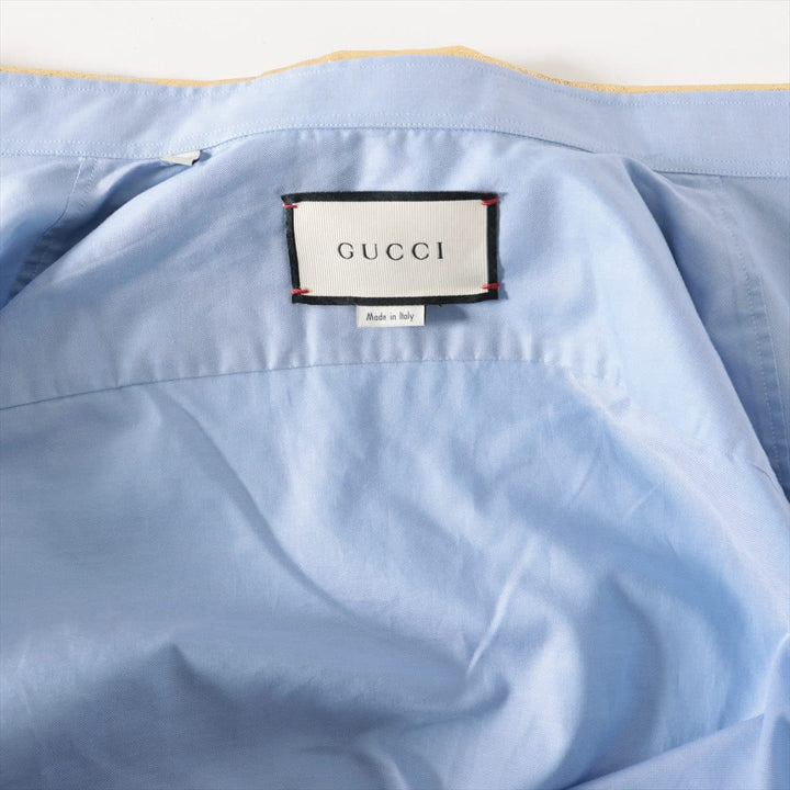 Gucci Mens Formal F/S With Golden Collar Shirt MJ0-521946