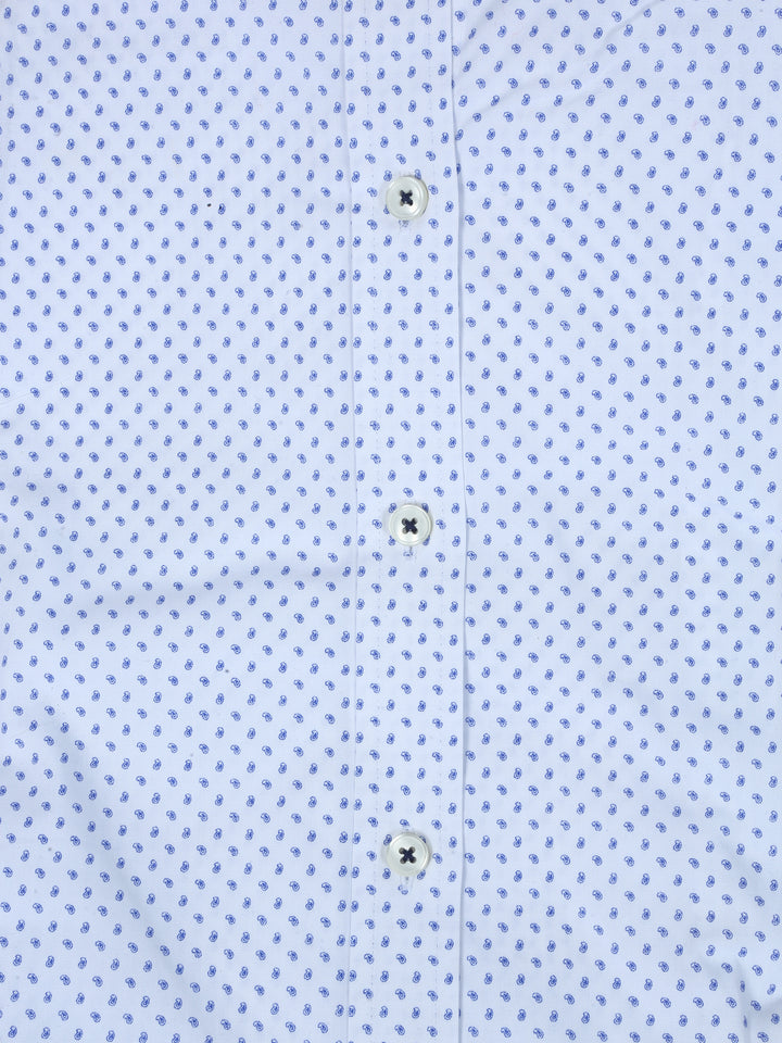 H & C Mens Formal Printed Shirt SEDMT001