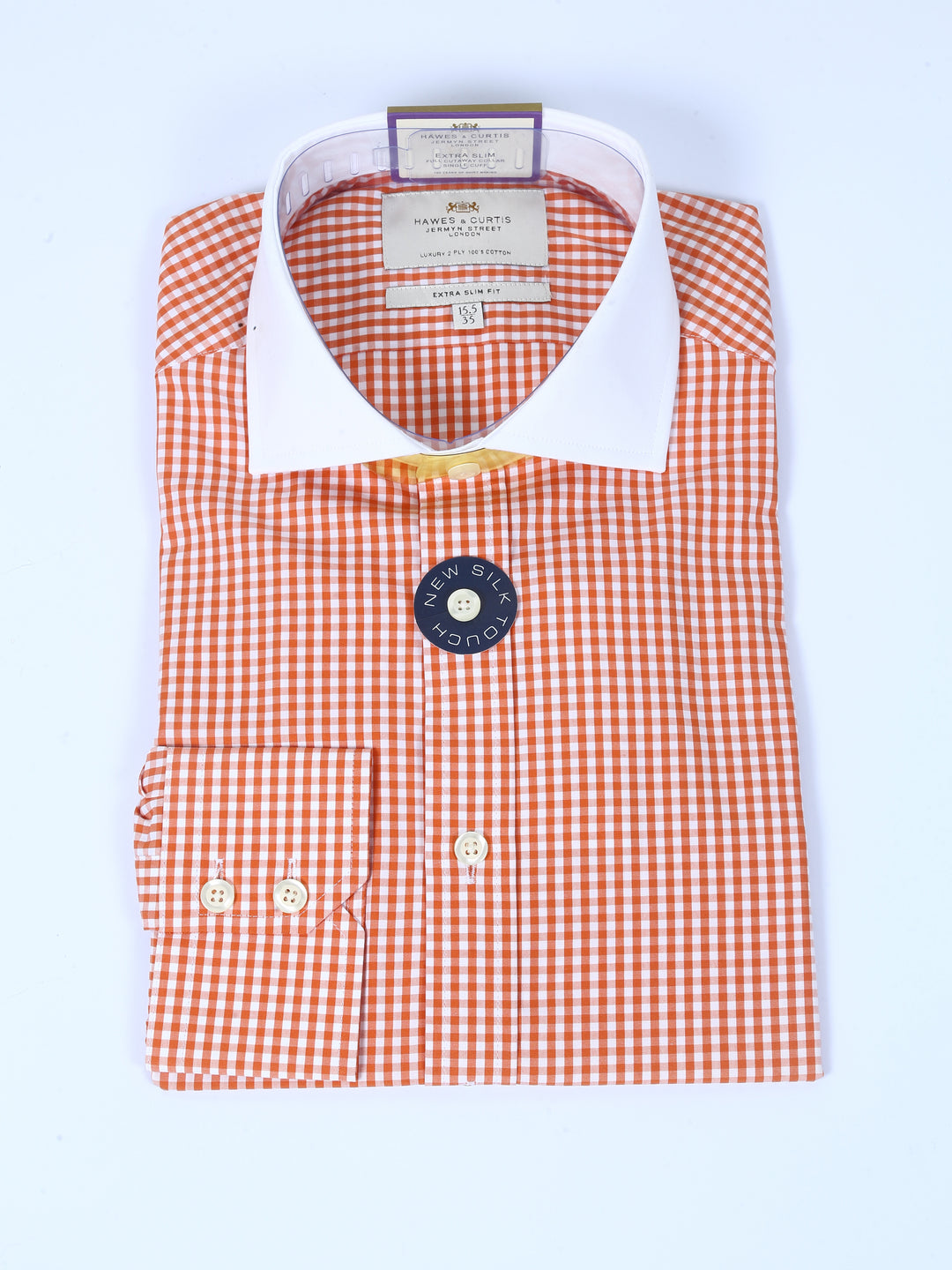 H & C Mens Formal Check ( White C & C ) Shirt EWCFM003