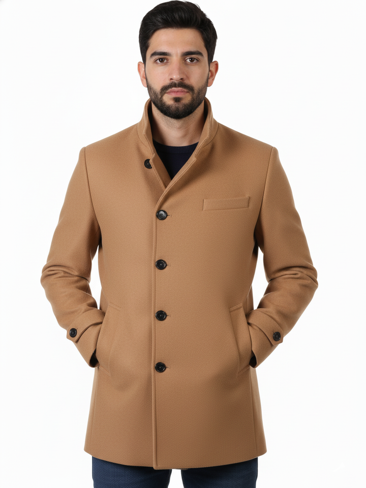 Feraud Mens Wool Blend Long Coat ZDMRE101