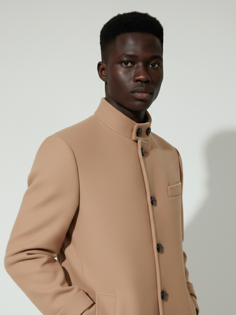 Feraud Men Wool Blend Long Coat ZDMRE101