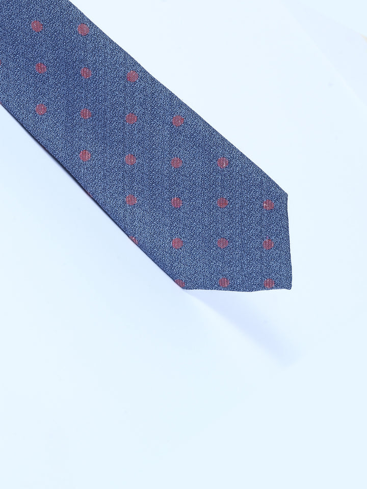 TM Lewin Mens (80%Silk 20% Wool) Dotted Tie 64598