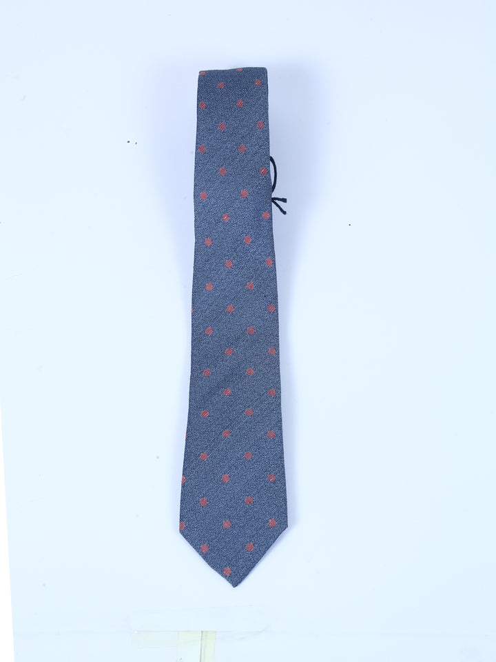 TM Lewin Mens (80%Silk 20% Wool) Dotted Tie 64598