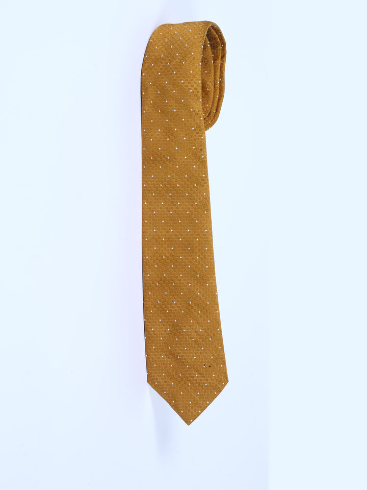 TM Lewin Mens Pure Silk Dotted Tie 61207