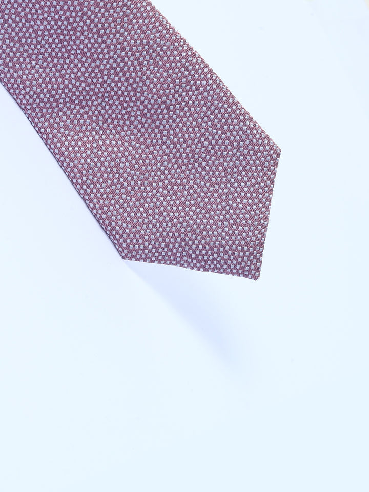 TM Lewin Mens Pure Silk Dotted Tie 63662