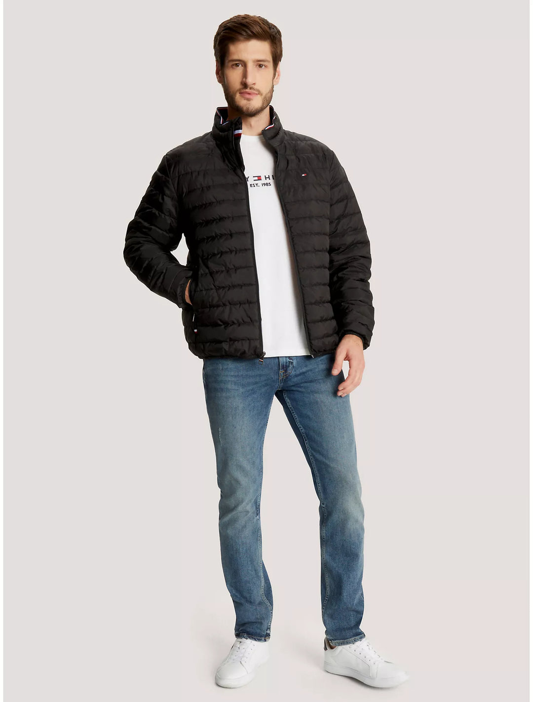 TH Men L/S ( Tipper Collar) Puffer Jacket AT-SB-78J6192