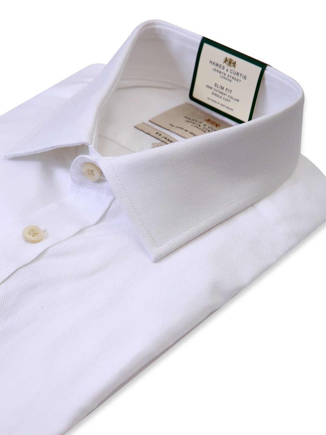 H & C Mens L/S Heringbons Formal Shirt SSPGA922