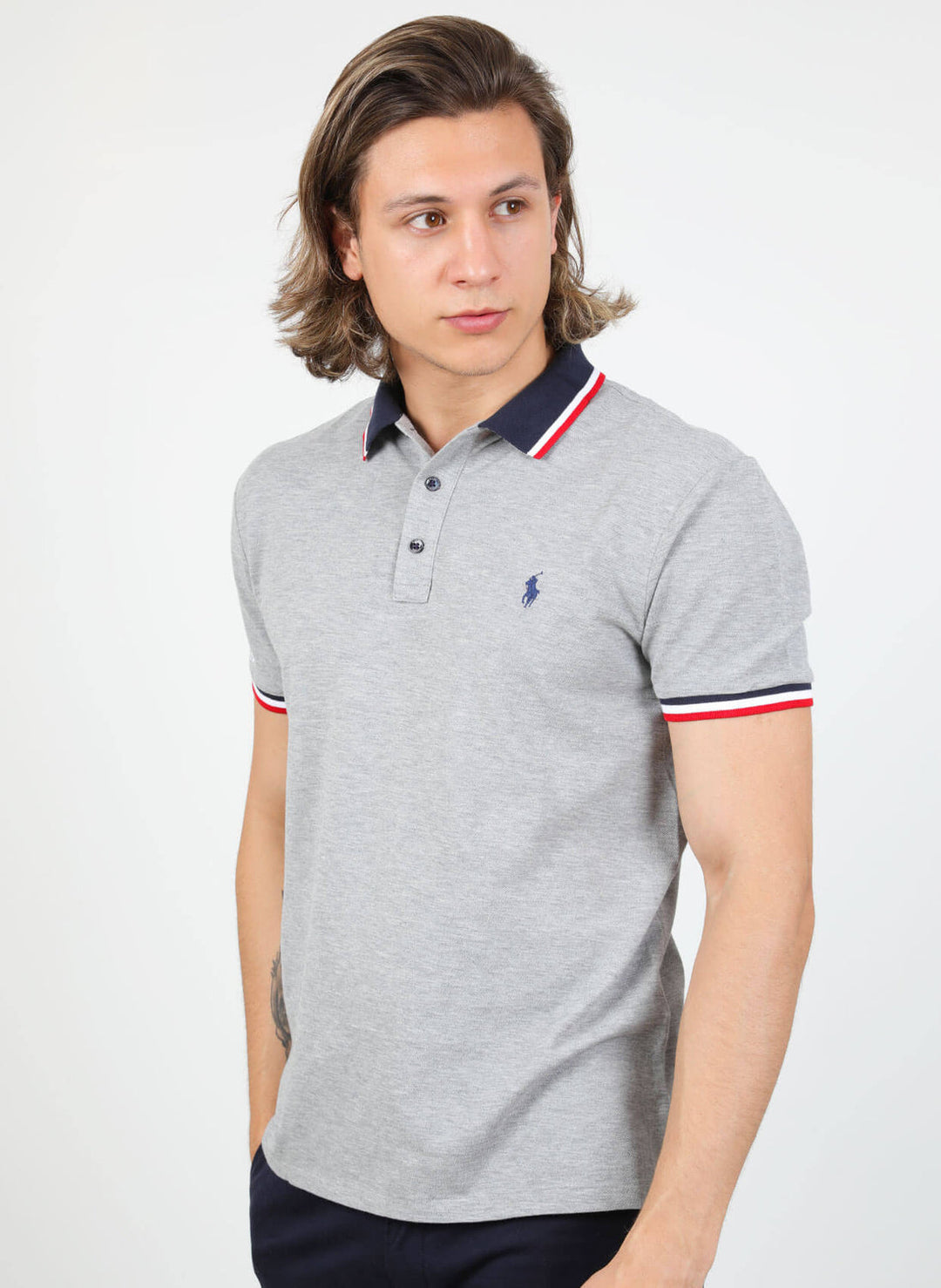 RL Mens S/S Small Pony Plain Polo 710753174001
