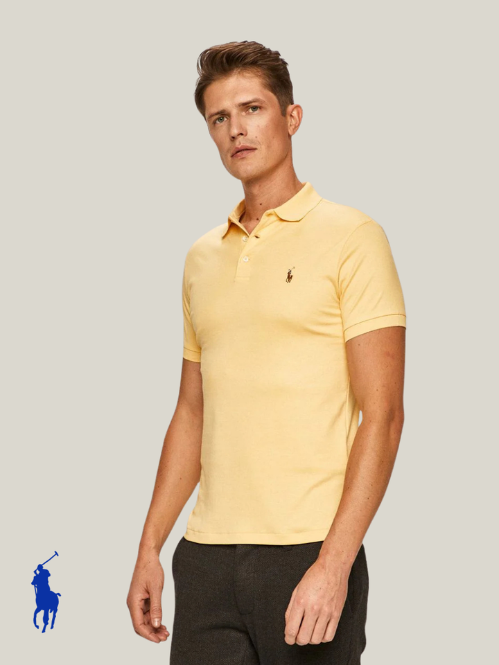 RL Mens S/S Small Pony (Soft Touch) Plain Polo 710652578110