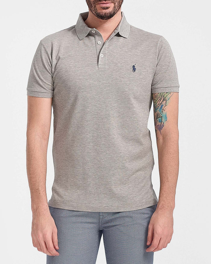 RL Mens S/S Small Pony Plain Polo 710541705026