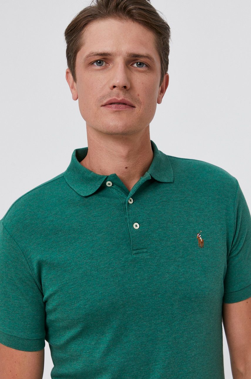 RL Mens S/S Small Pony (Soft Touch) Plain Polo 710652578080