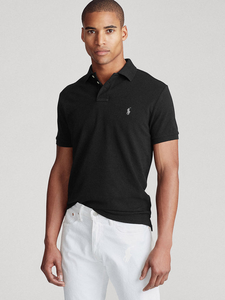 RL Mens S/S Small Pony Plain Polo 710541705007