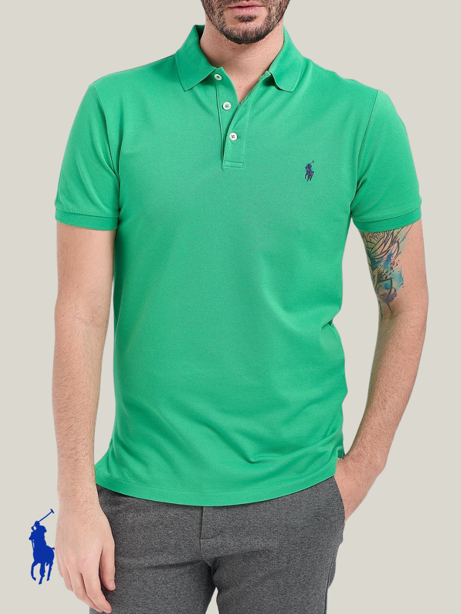RL Mens S/S Small Pony Plain Polo 710541705134