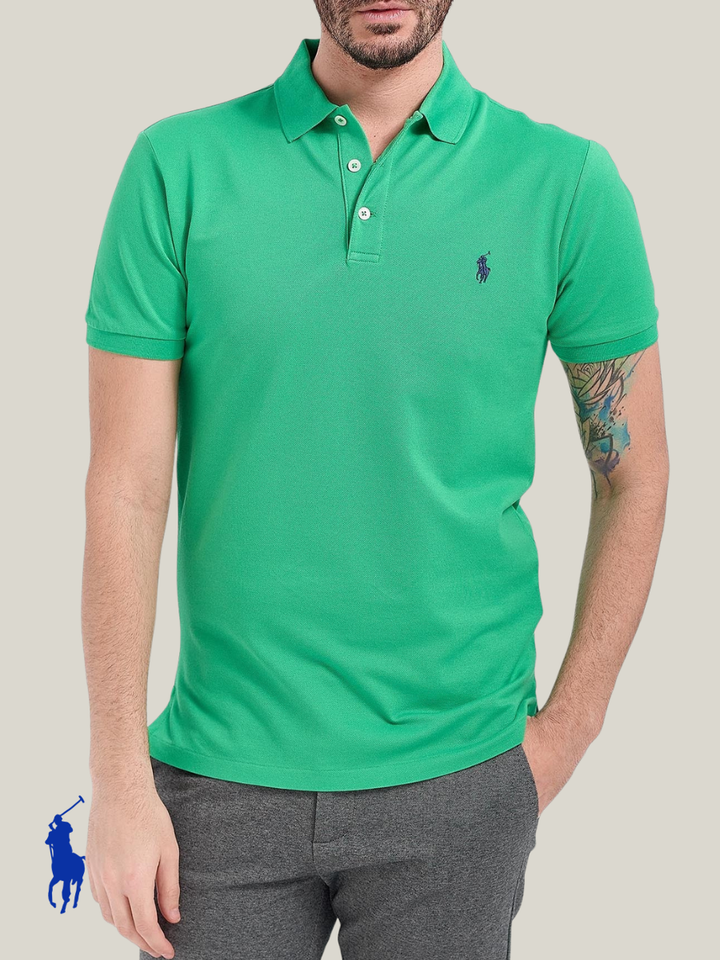 RL Mens S/S Small Pony Plain Polo 710541705134