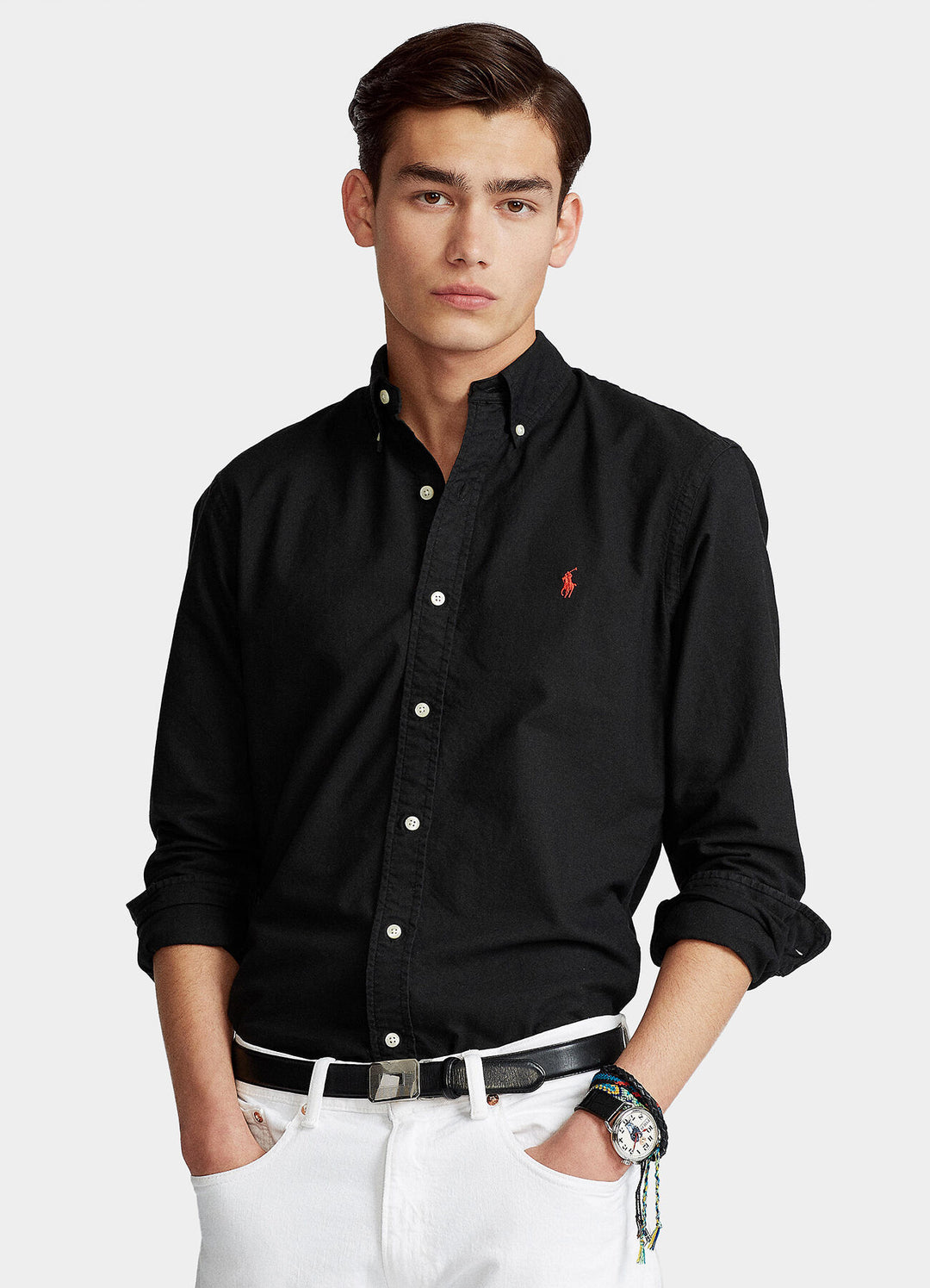 RL Mens L/S Button Down Casual Shirt 710772290001