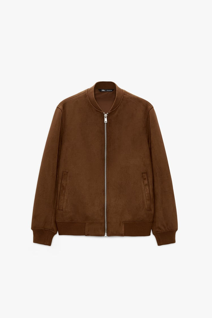 Zara Mens Suede Jacket 3046/401/732