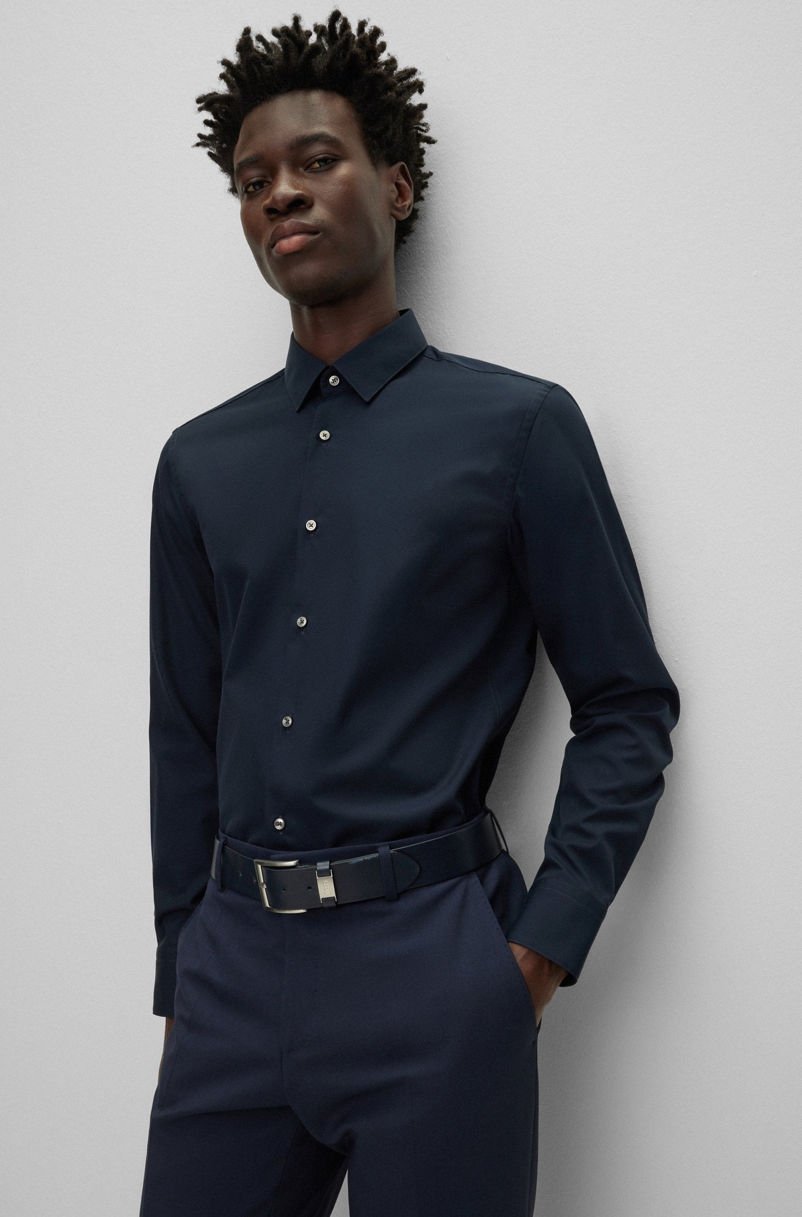 hugo boss formal shirt