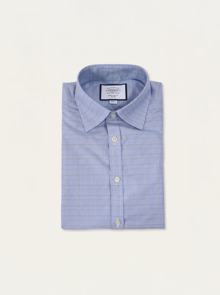 Charles Tyrwhitt Men L/S Check Formal Shirt