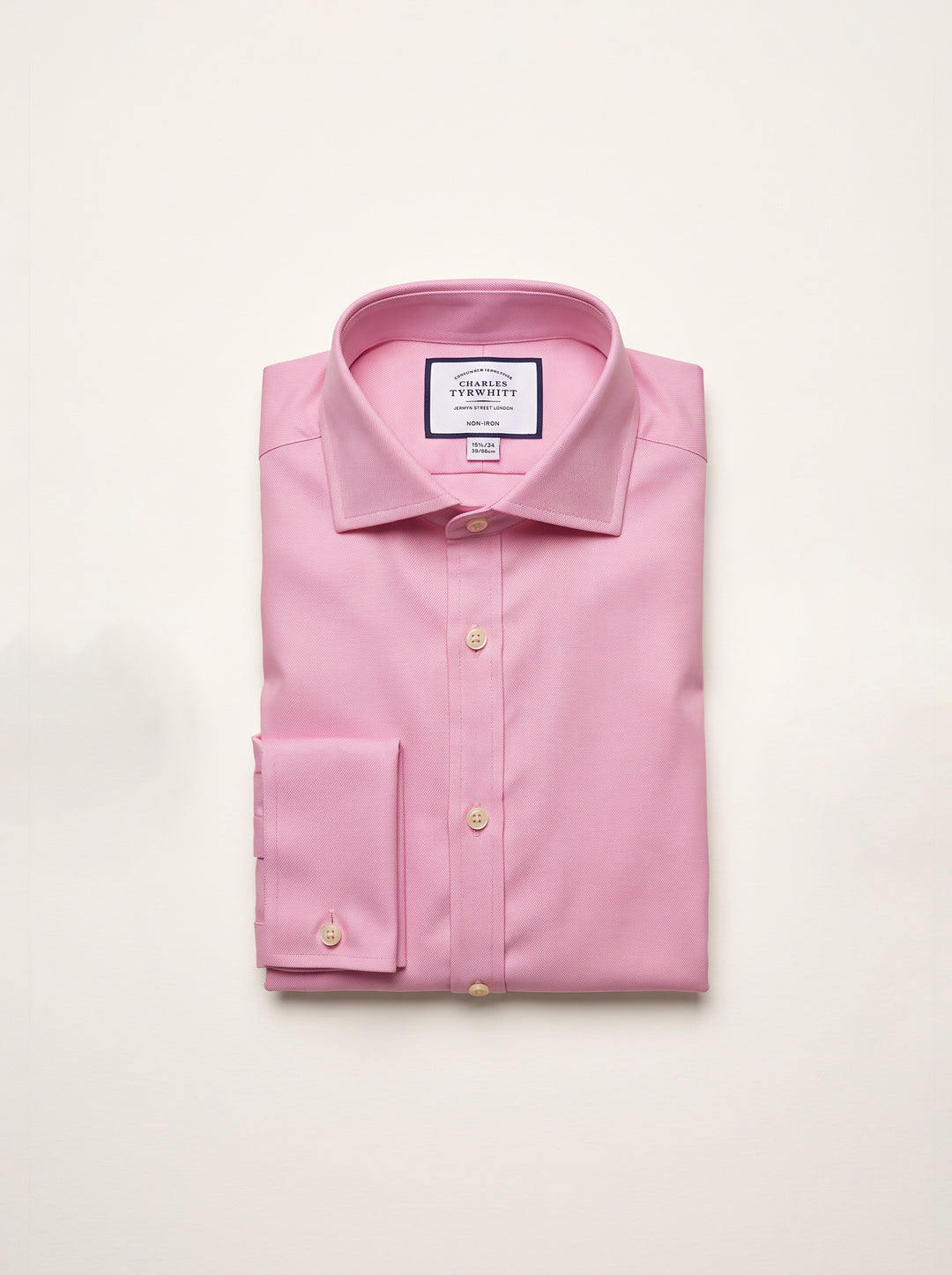Charles Tyrwhitt Men L/S Plain Formal Shirt