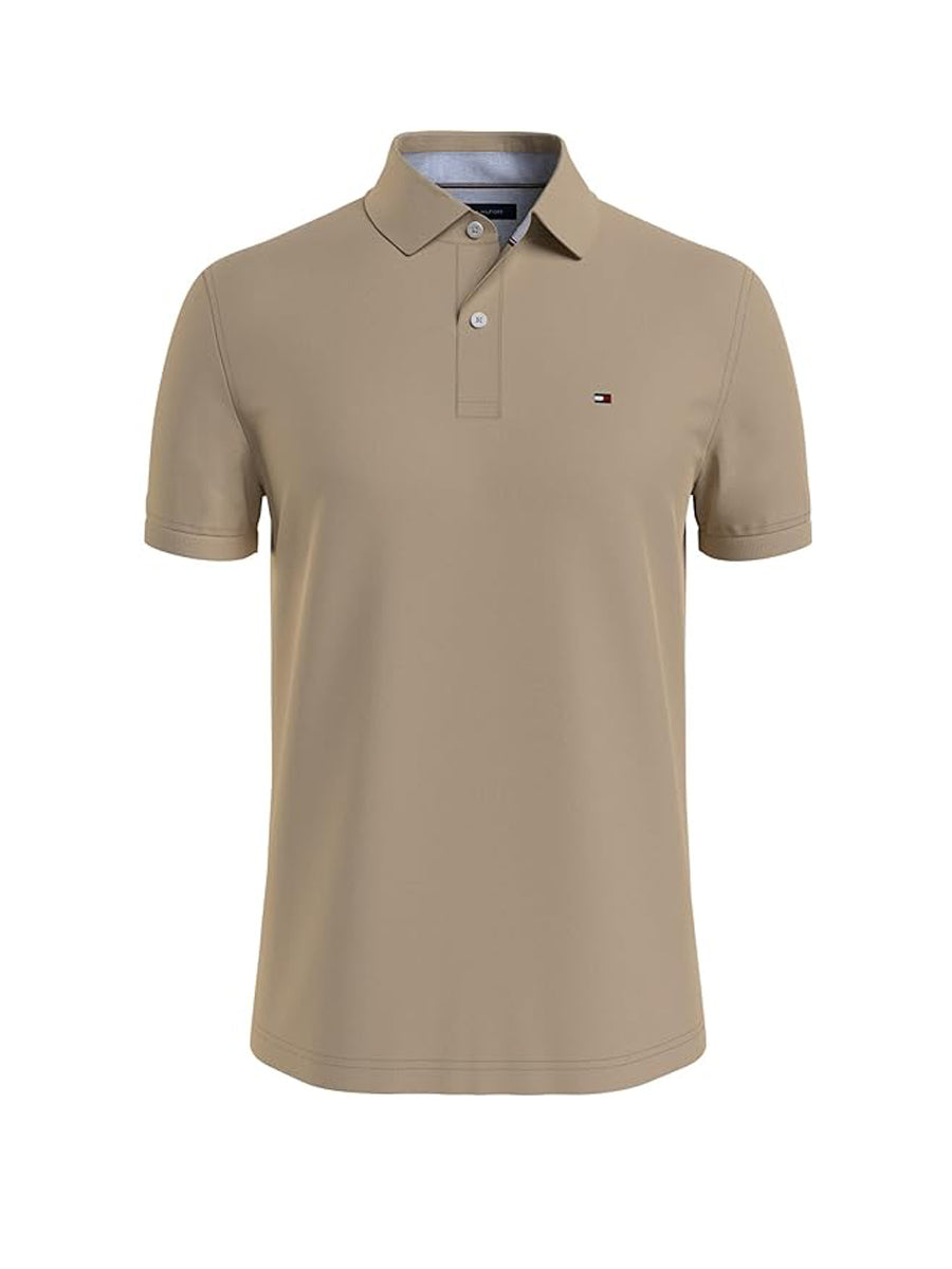 Tommy Hilfiger Mens S/S Polo AT-78J2653 (Brown & Beige)