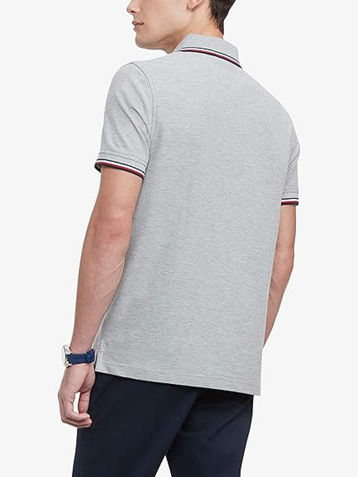 Tommy Hilfiger Mens S/S Polo AT-78J2653 (Grey)