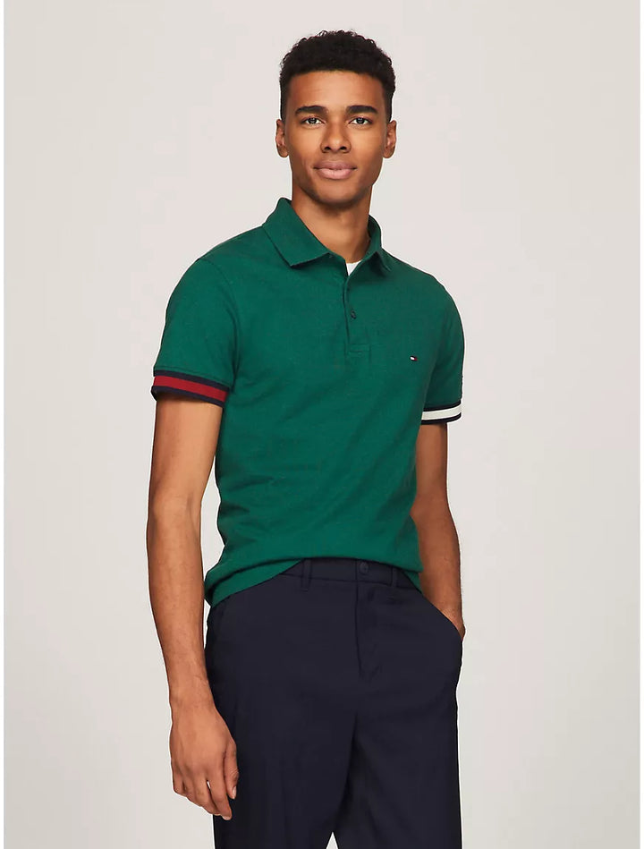 Tommy Hilfiger Mens S/S Polo AT-78J9762 (Green)