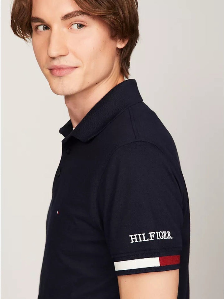 Tommy Hilfiger Mens S/S Polo AT-78J9762 (Navy)