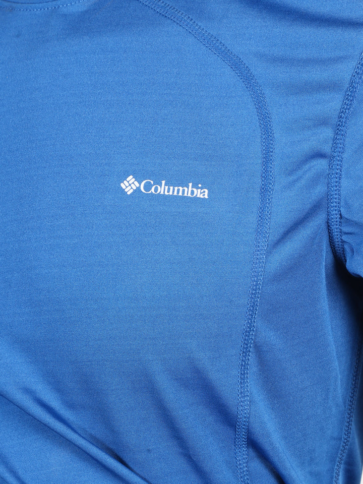 Columbia Mens S/S R-N Dry Fit T-Shits (Royal Blue)