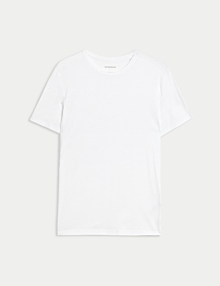 M&S Mens S/S R-Neck Plain T-Shirt T14/1600A