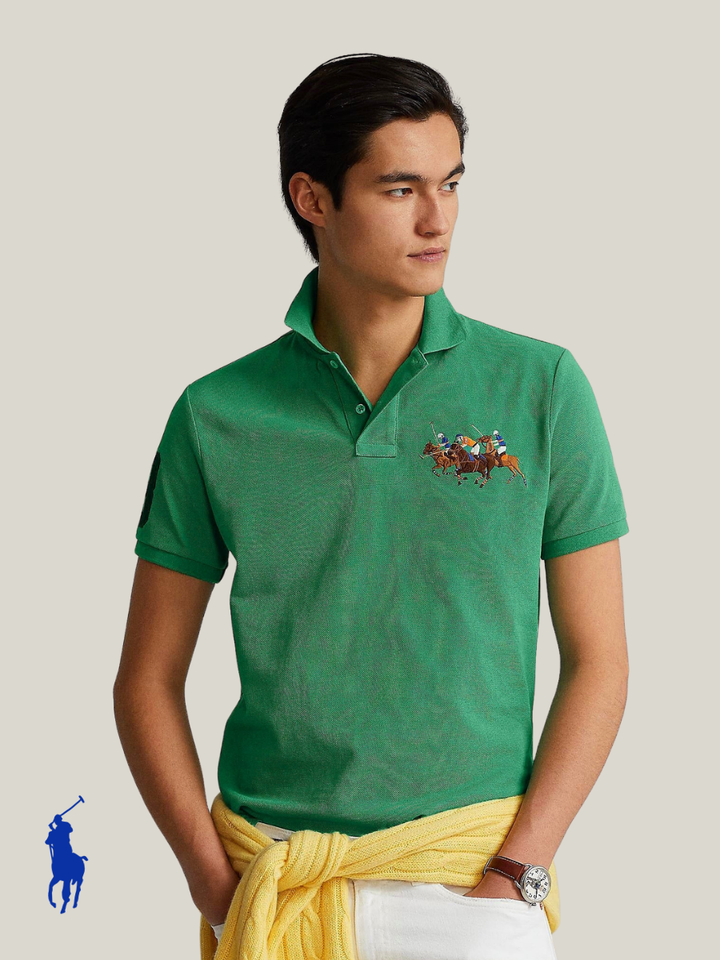 RL Mens S/S 3Pony Polo TM-710830091005