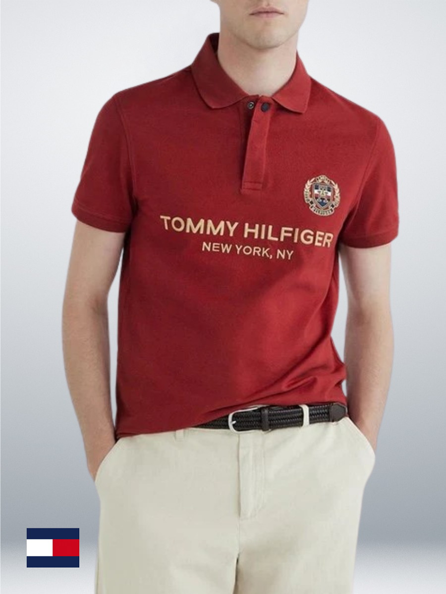Tommy Hilfiger Mens S/S Badge Polo TM-78J9764