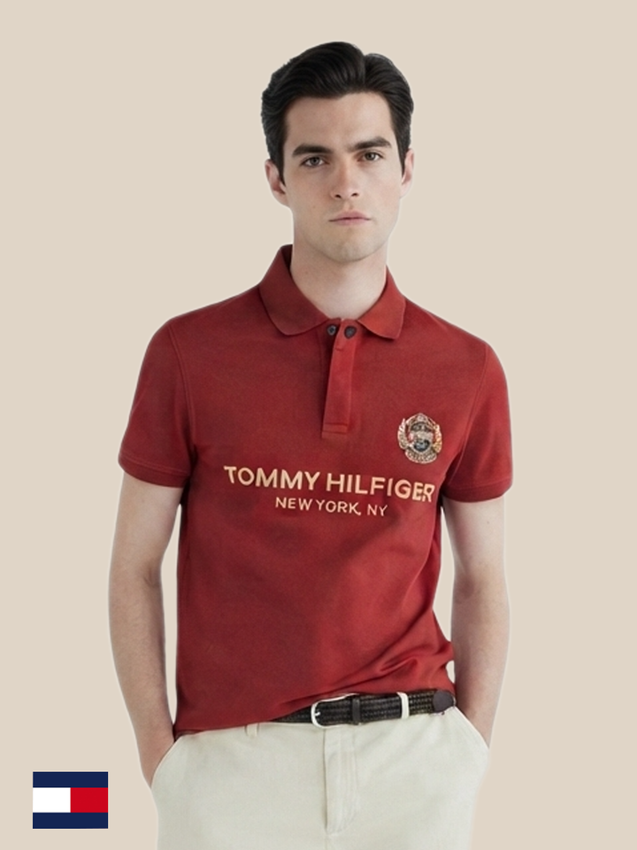Tommy Hilfiger Mens S/S Badge Polo TM-78J9764
