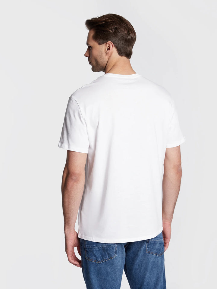 Ar.mani Mens S/S R-N T-Shirts TM-6LZTHL (White)
