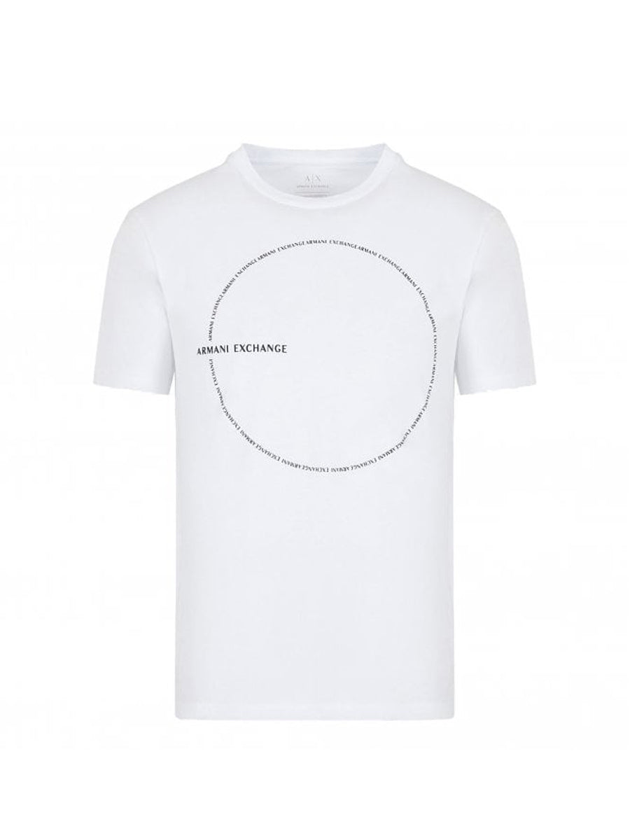 Ar.mani Mens S/S R-N T-Shirts TM-6LZTAC (White)