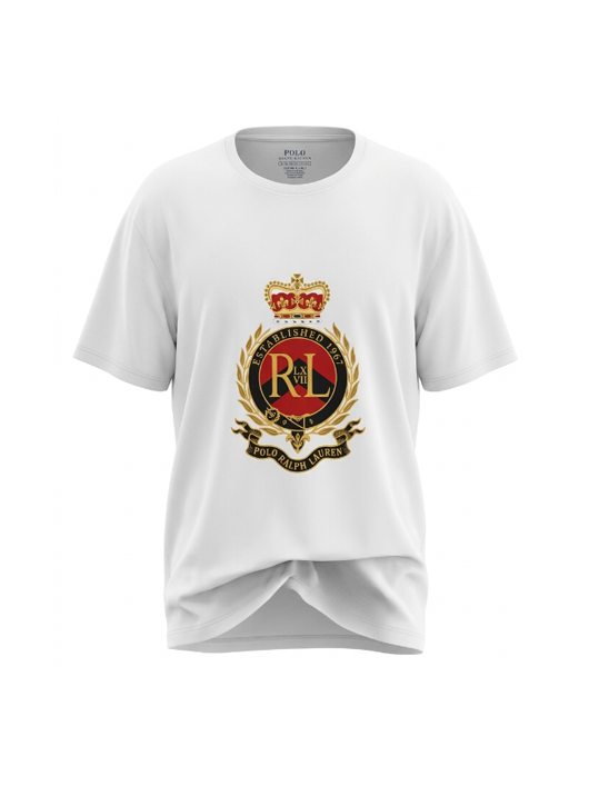 RL Men S/S R-N Crown Crist Print T-Shirts TM-711859848002