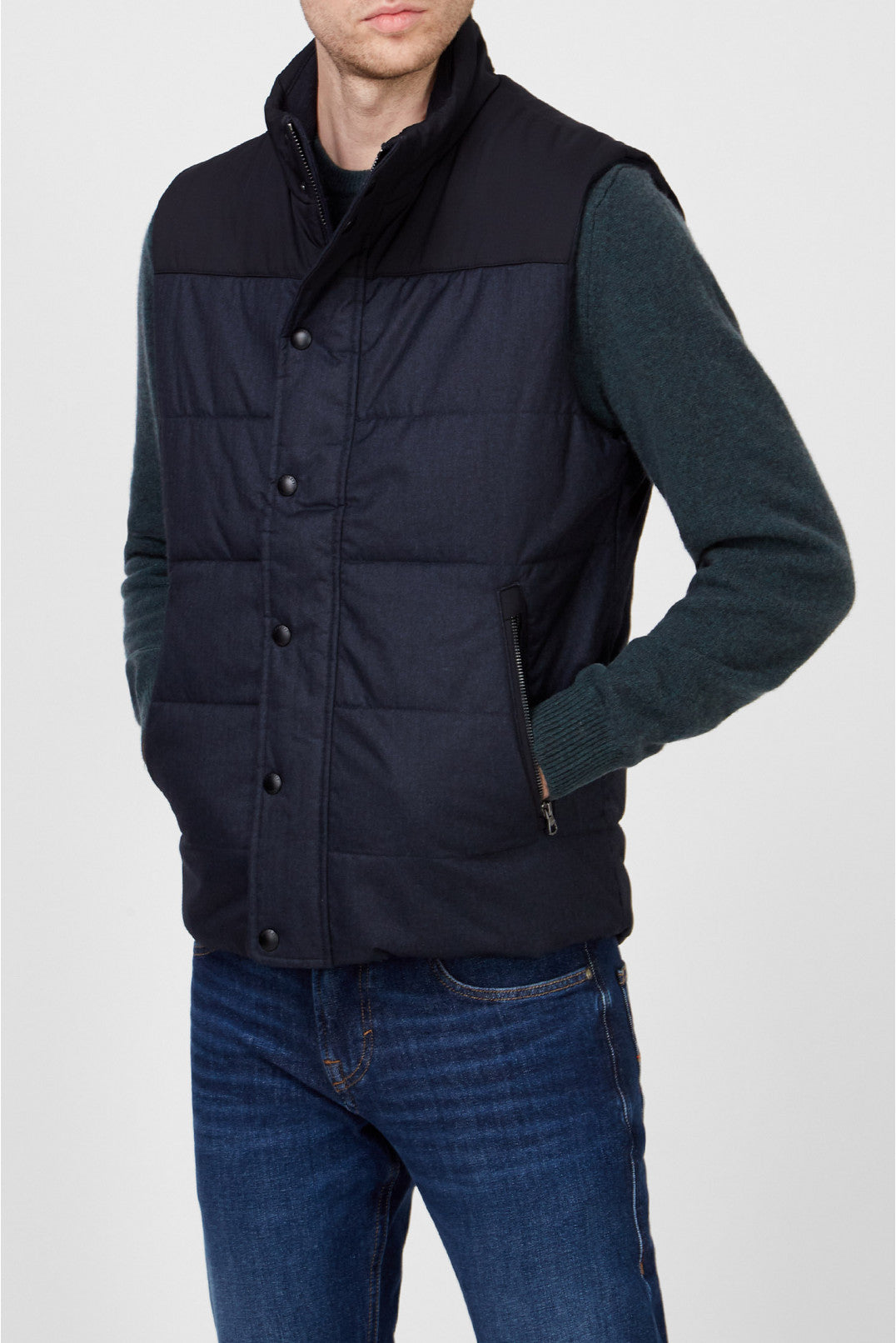 Hackett Mens Knitted Gillet HM402551