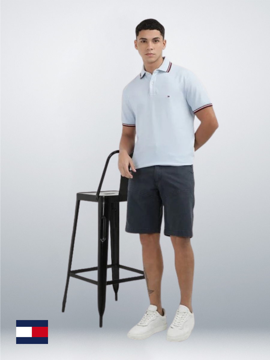 Tommy Hilfiger Mens S/S Plain Polo TM-78JA019
