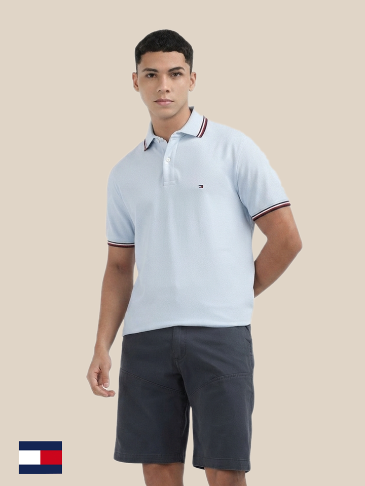 Tommy Hilfiger Mens S/S Plain Polo TM-78JA019