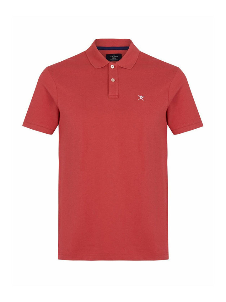 Hackett Mens S/S Classic Logo Slim Fit Plain Polo HM562688