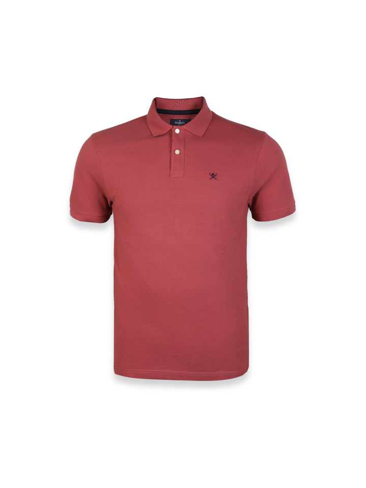 Hackett Mens S/S Classic Logo Slim Fit Plain Polo HM562688