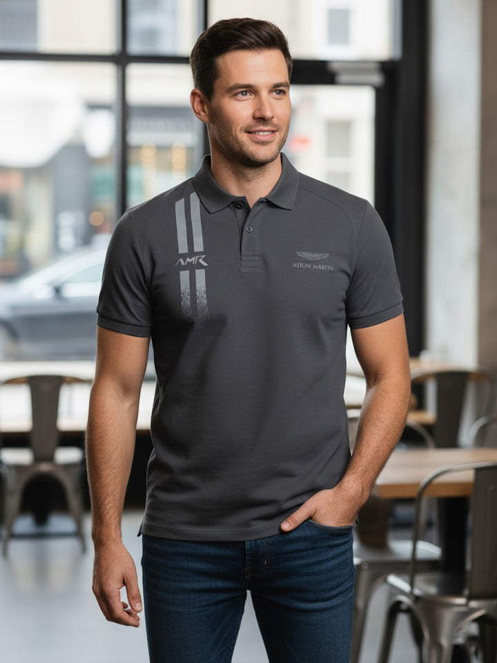 Hackett Mens S/S Aston Martin Racing Star Polo HM563086