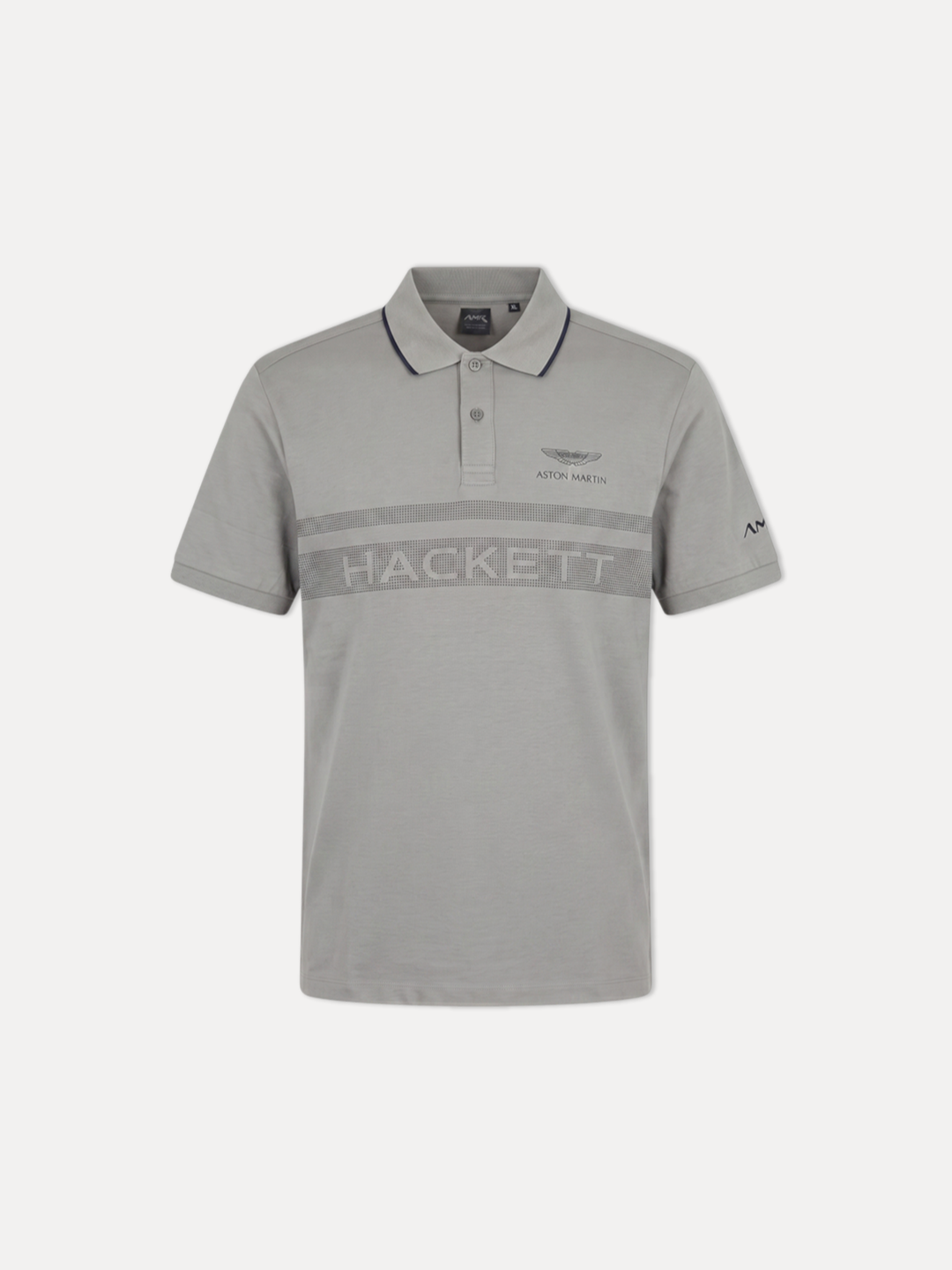 Hackett Men S/S Aston Martin Chest PNL Polo HM563085